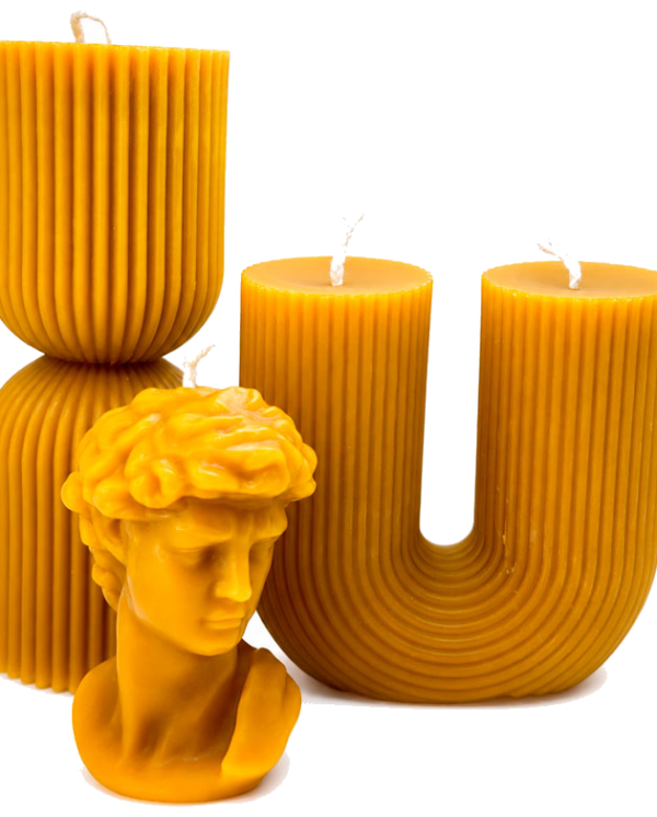 Velas decorativas abstractas